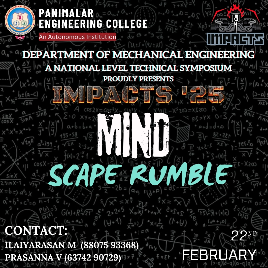 Mind Scape Rumble Event Poster